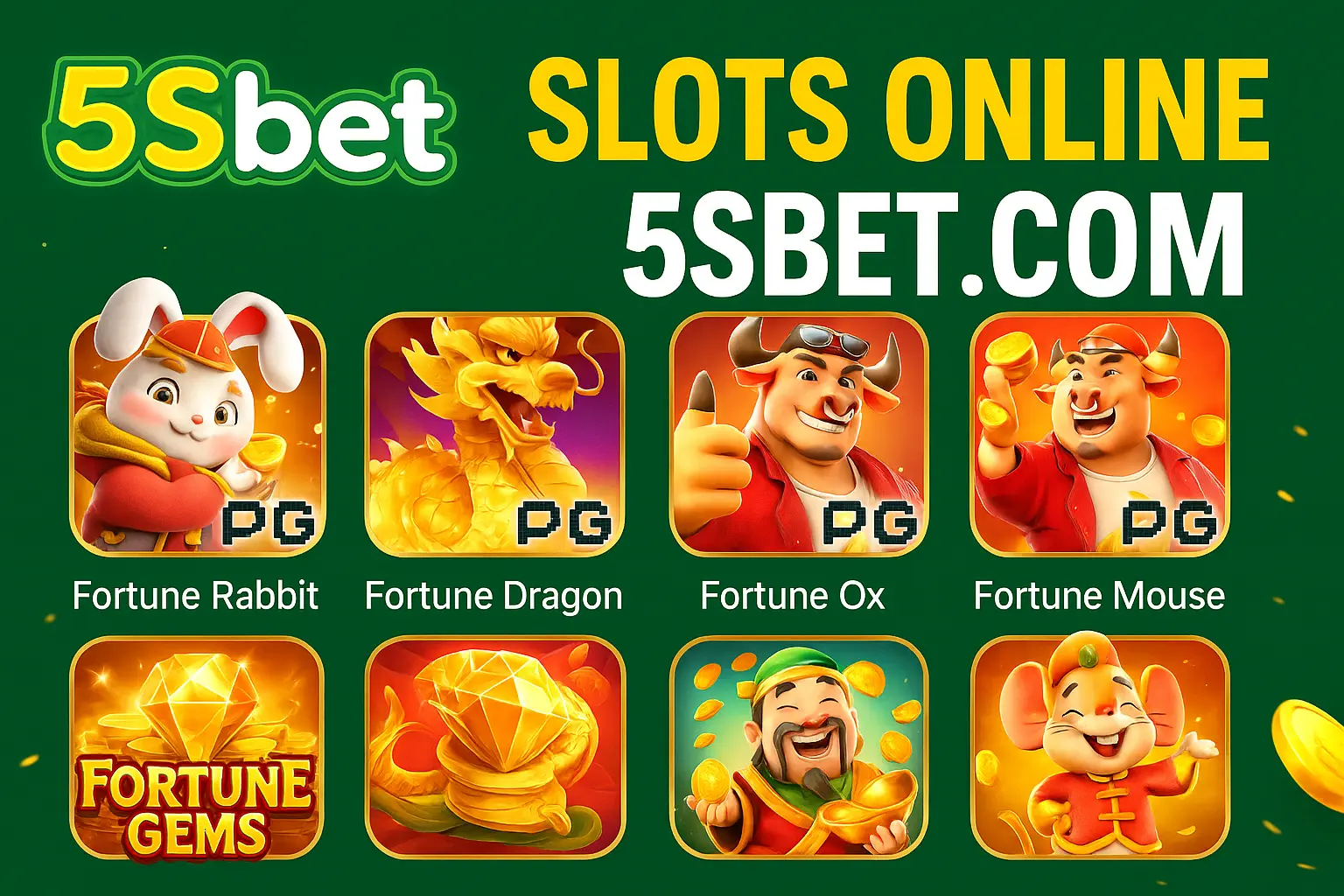 Explore o mundo das slot machines no 5SBET.COM Casino